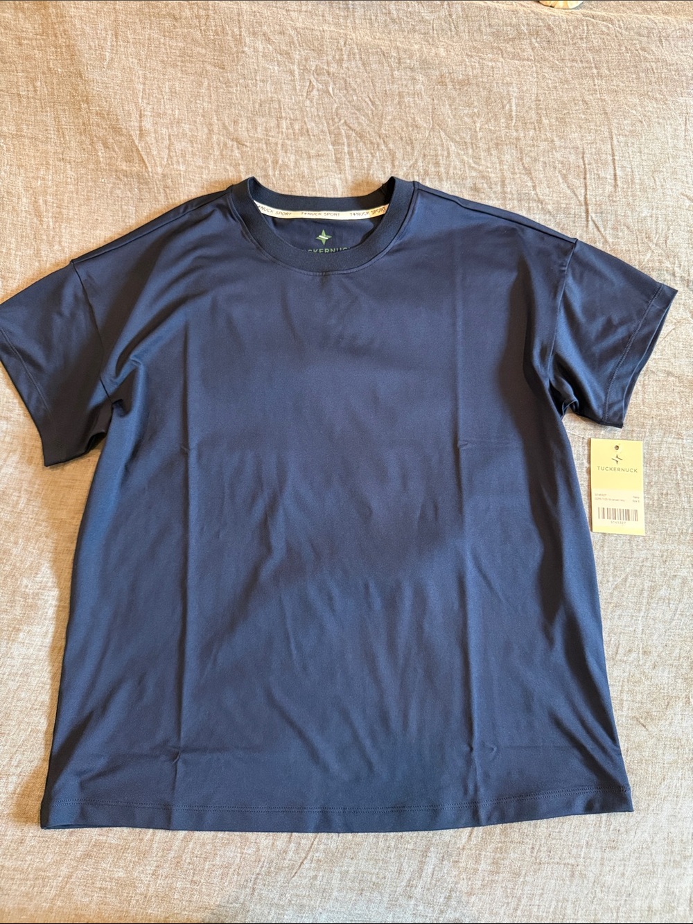 Tuckernuck Navy Sport Short-Sleeve Crew Tee